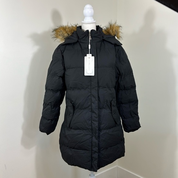 WenVen‎ Women's Winter Thicken Puffer Coat with Faux Fur Removable Hood | Size M - Picture 1 of 12